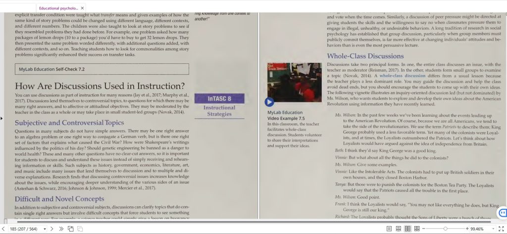 scanned sample of Educational Psychology 13th edition