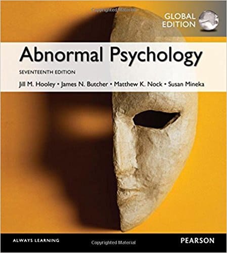 abnormal psychology 17e global pdf