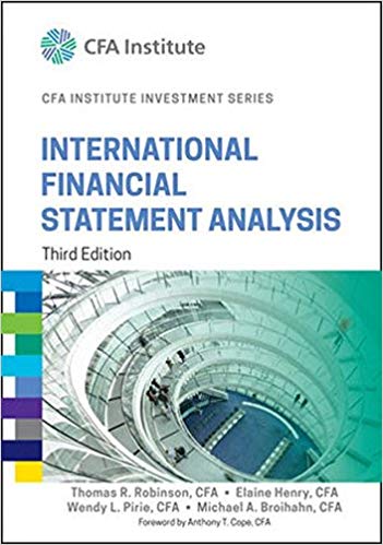 International Financial Statement Analysis 3rd edition