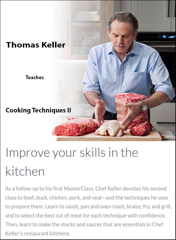 thomas keller cooking masterclass 2