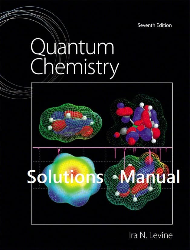 solutions manual-Quantum-Chemistry-7e-levine-pdf