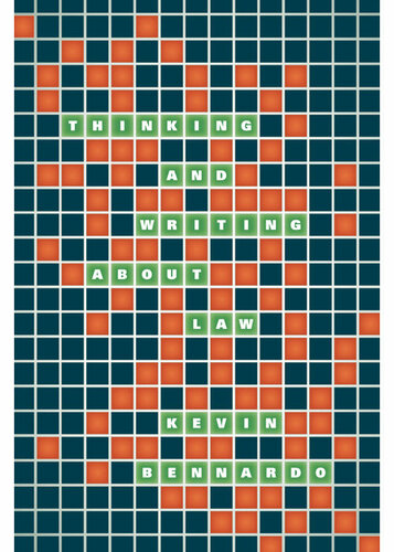 Thinking and Writing About Law - eBook