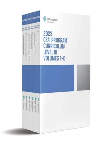 2023 CFA Program Curriculum Level III Box Set - eBook2023 CFA Program Curriculum Level III Box Set - eBook