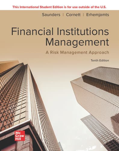 ISE Financial Institutions Management: A Risk Management Approach (10th Edition) - eBook