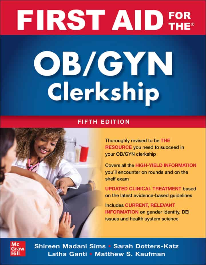 First Aid for the OB/GYN Clerkship (5th Edition) - eBook