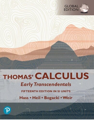 Thomas' Calculus: Early Transcendentals (15th Global Edition in SI Units) - eBook