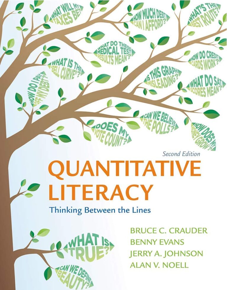 Quantitative Literacy: Thinking Between the Lines (2nd Edition) - eBook