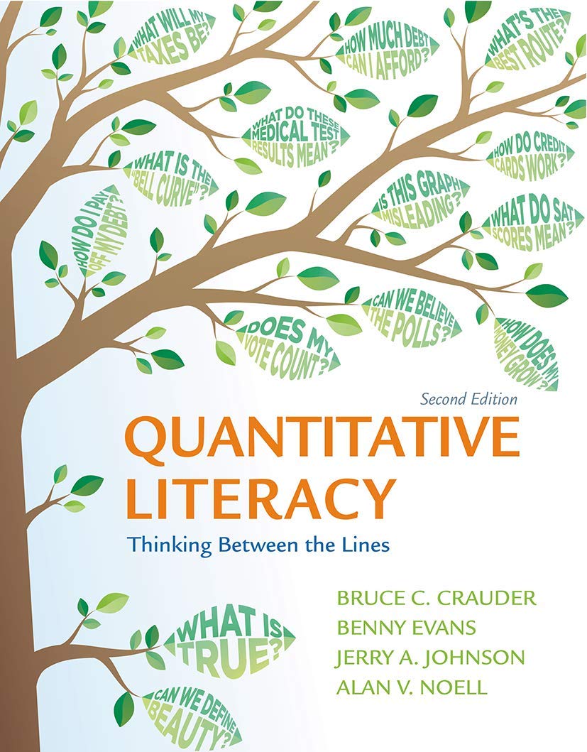 Quantitative Literacy: Thinking Between the Lines (2nd Edition) - eBook