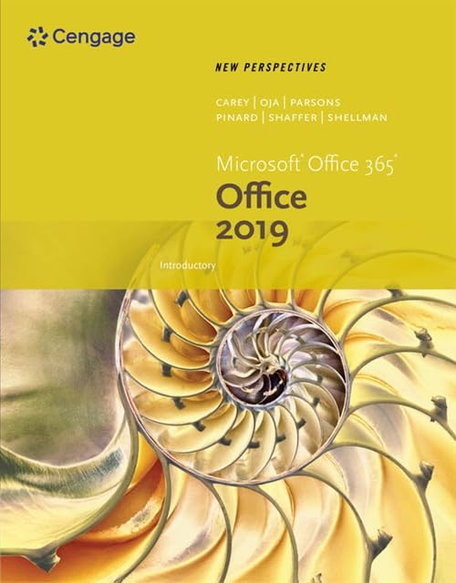 New Perspectives MicrosoftOffice 365 and Office 2019 Introductory - eBook