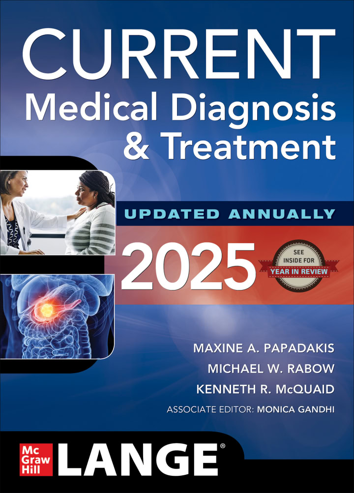 CURRENT Medical Diagnosis and Treatment 2025 (64th Edition) - eBook